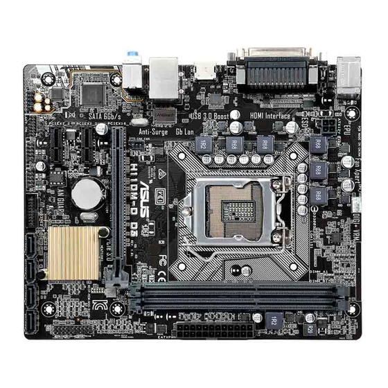 Asus H110M-D D3 Mode D'emploi