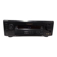 Sony STR-DE625 Mode D'emploi