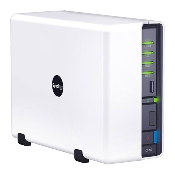 Synology DiskStation DS209 Manuels