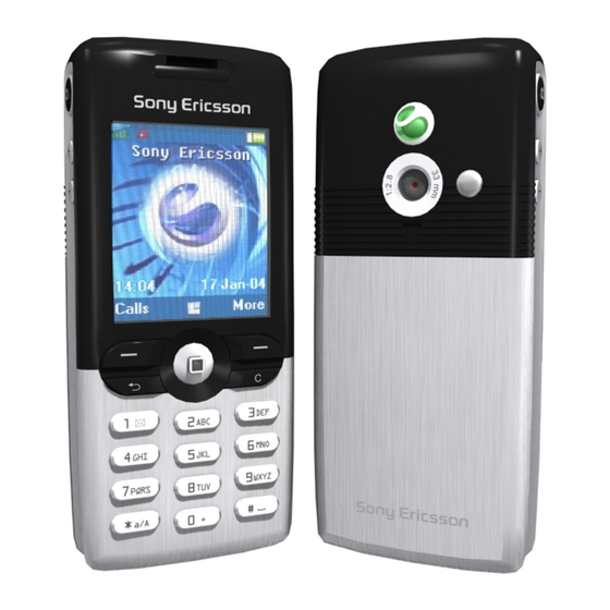 Sony Ericsson T610 Mode D'emploi