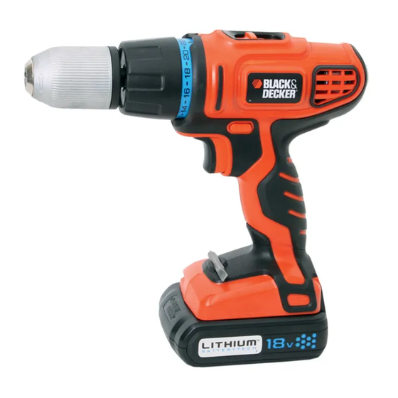 Black & Decker HP188F4L Traduction Des Instructions Initiales