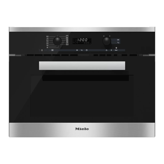 Miele M 6262 TC Mode D'emploi