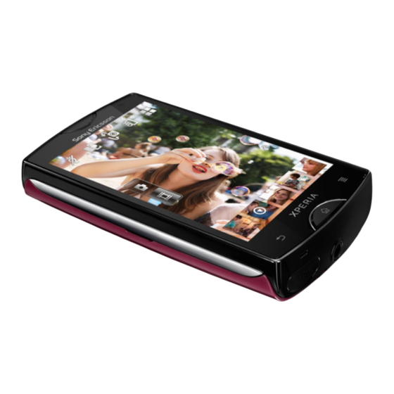 Sony Ericsson Xperia mini Guide Détaillé De L'utilisateur