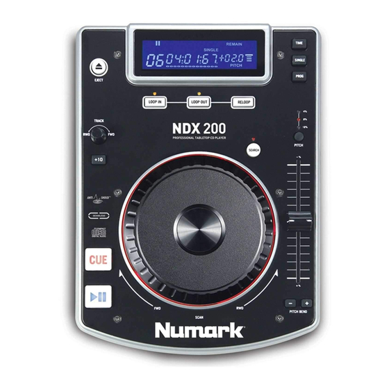 Numark NDX 200 Manuels