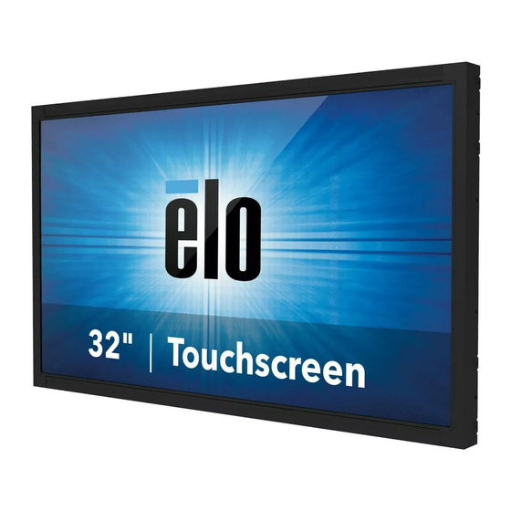 ELO Touch Solutions ET3201L 32'' Guide De L'utilisateur