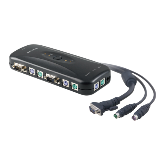 Belkin OmniView KVM PS/2 2 Manuel De L'utilisateur