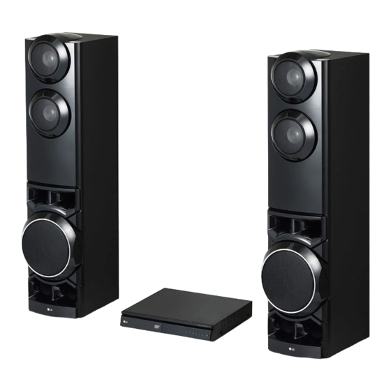 LG LHD687BG Manuel Simplifié