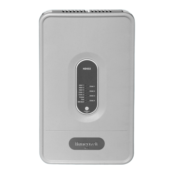 Honeywell HZ432 TrueZONE Guide D'installation