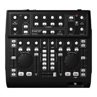 Behringer B-CONTROL DEEJAY BCD3000 Manuel D'utilisation