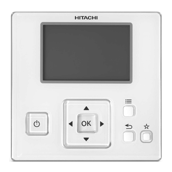 Hitachi PC-ARFH1E102 Manuel D'installation Et De Fonctionnement