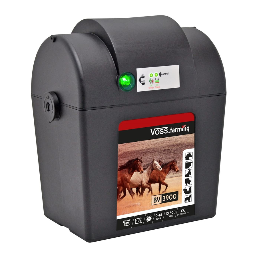 VOSS.farming 9V Extra Power Mode D'emploi