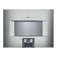 Gaggenau BS47 112 Serie Manuel D'utilisation Et Notice D'installation