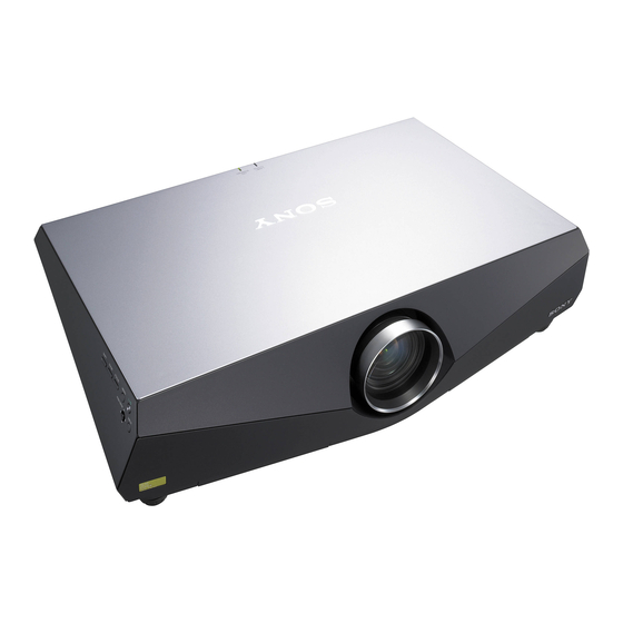 Sony VPL-FE40L Guide De Référence Rapide