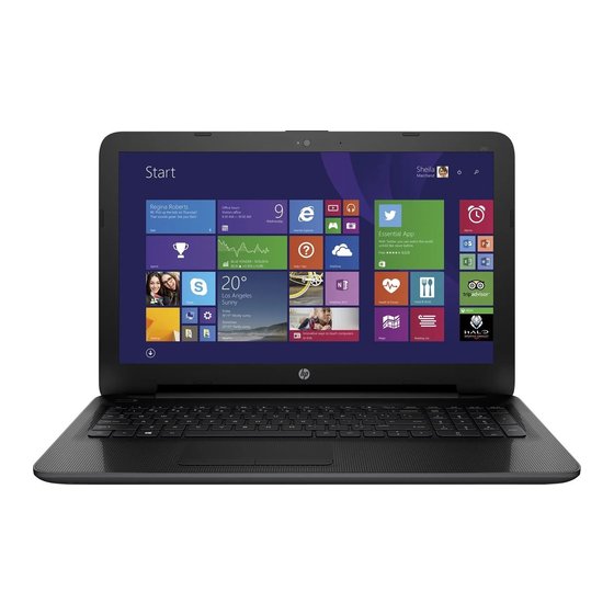 HP 250 G4 Manuel De L'utilisateur