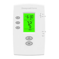 Honeywell Home PRO TH2210DV Manuel D'utilisation