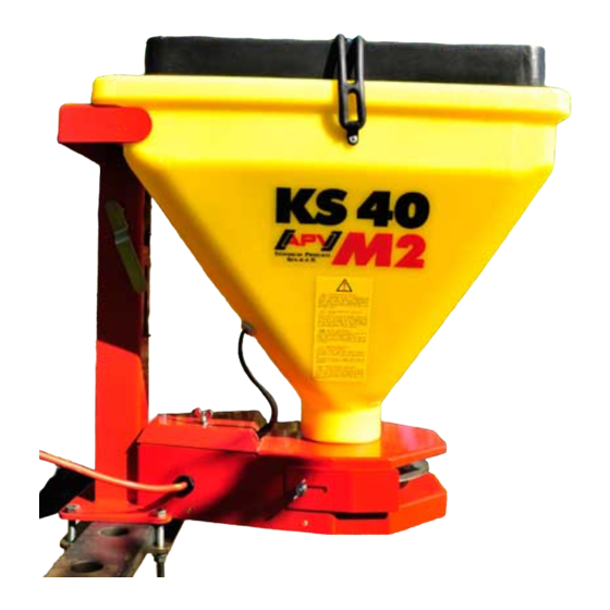 APV KS 40 M2 Traduction De La Notice D'utilisation D'origine