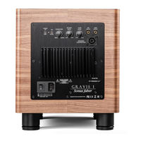 Sonus Faber GRAVIS II Manuel D'utilisation