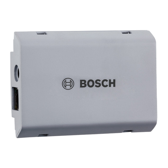 Bosch MB LANi Manuels