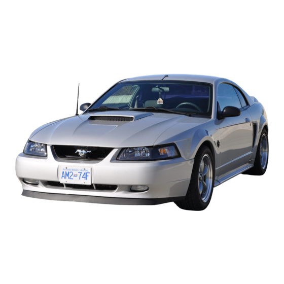 Ford Mustang 1999 Manuels