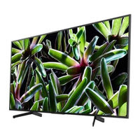 Sony BRAVIA KD-43XG7096BAEP Guide De Référence