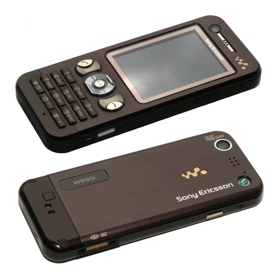 Sony Ericsson W890i Mode D'emploi