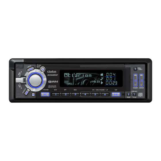 Clarion DXZ668RMP Mode D'emploi