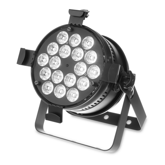 thomann STAIRVILLE Retro Flat Par 18x10W RGBWA UV Notice D'utilisation