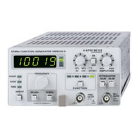 Hameg Instruments HM8030-6 Mode D'emploi