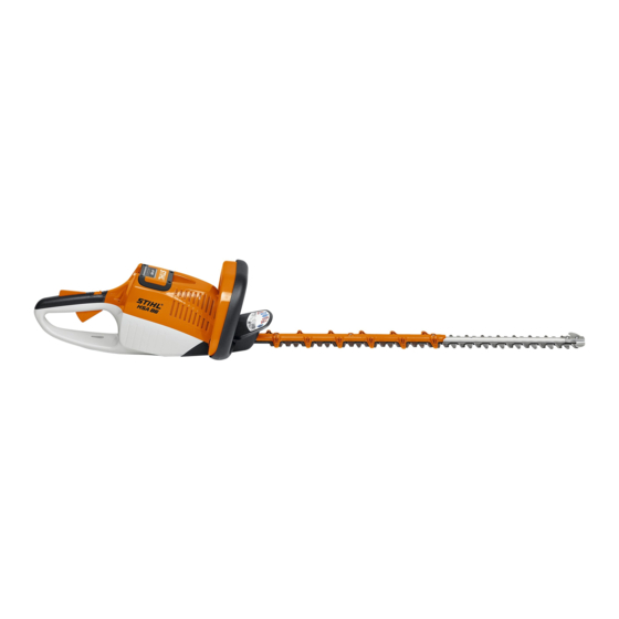 Stihl HSA 66 Mode D'emploi