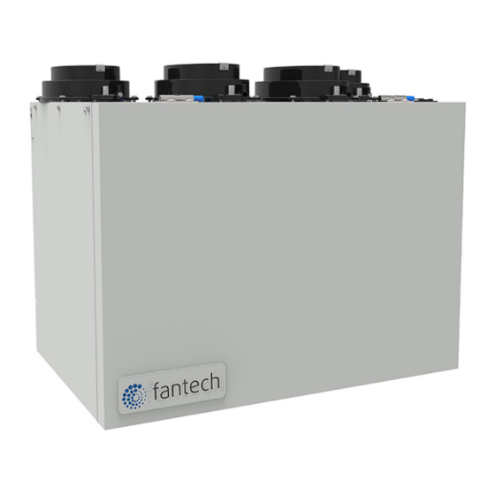 SystemAir fantech FLEX 100H Manuel D'installation Et D'utilisation