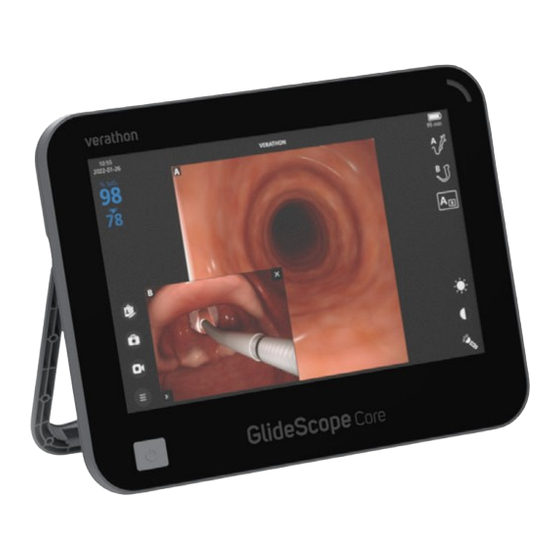 Verathon GlideScope Core Manuel D'utilisation Et De Maintenance