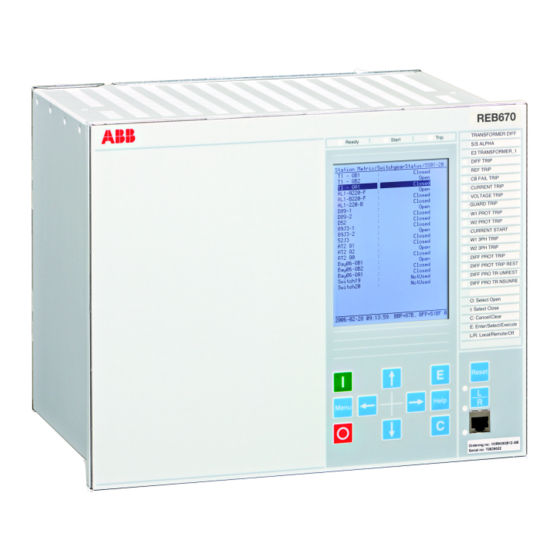 ABB Relion 670 Série Guide De L'acheteur