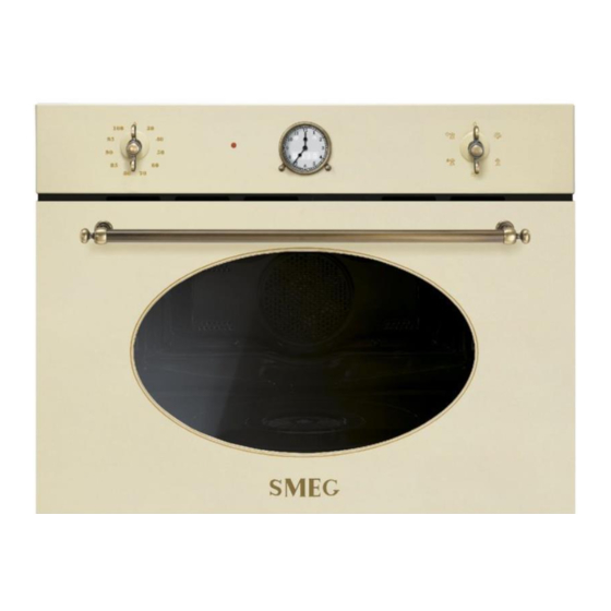 Smeg SF4800VPO Mode D'emploi