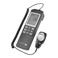 TESTO 545 Luxmètre Mode D'emploi