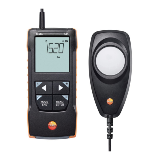 TESTO 545 Mode D'emploi