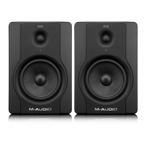 M-Audio Studiophile BX5 Mode D'emploi