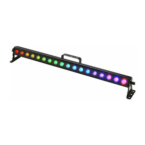 thomann STAIRVILLE Show Bar Tri 18x3W RGB18x3W RGB WH Notice D'utilisation