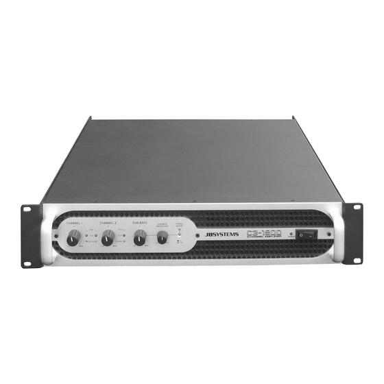 JB Systems C3-1800 Mode D'emploi