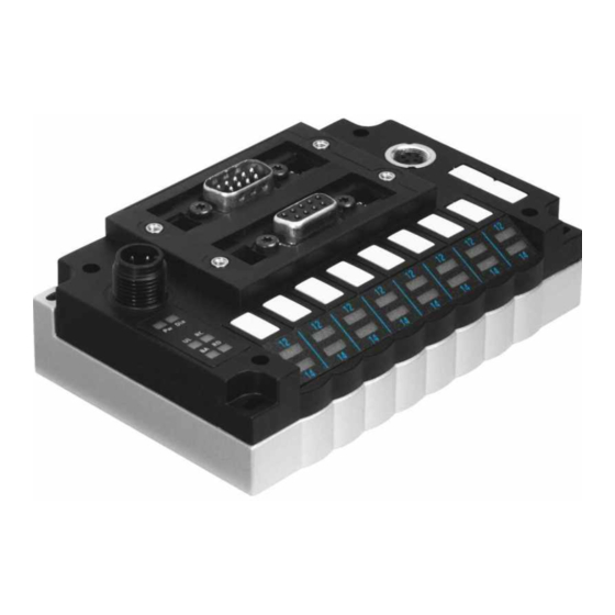Festo CPV-GE-CO3-8 Serie Mode D'emploi