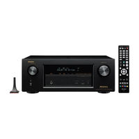 Denon AVRX3100 Manuel De L'utilisateur
