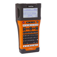 Brother P-touch E550W Guide D'installation Rapide