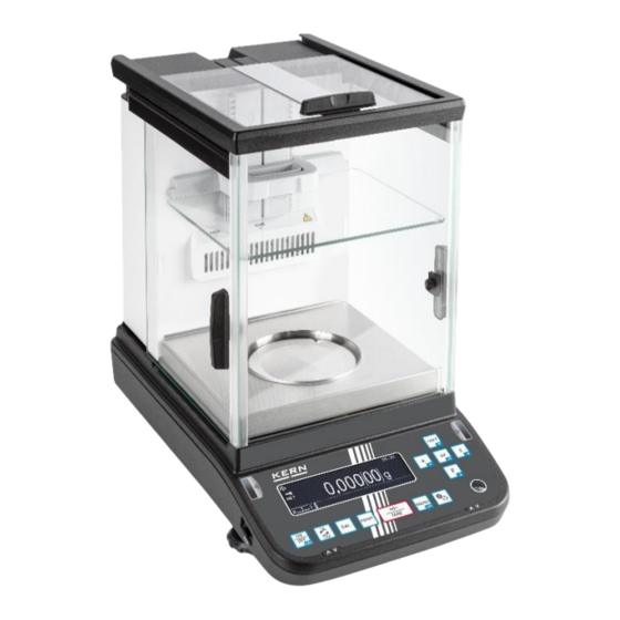 KERN ABP Serie Notice D'utilisation