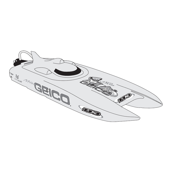 Horizon Hobby ProBoat Miss Geico 17 PRB08019 Manuel De L'utilisateur