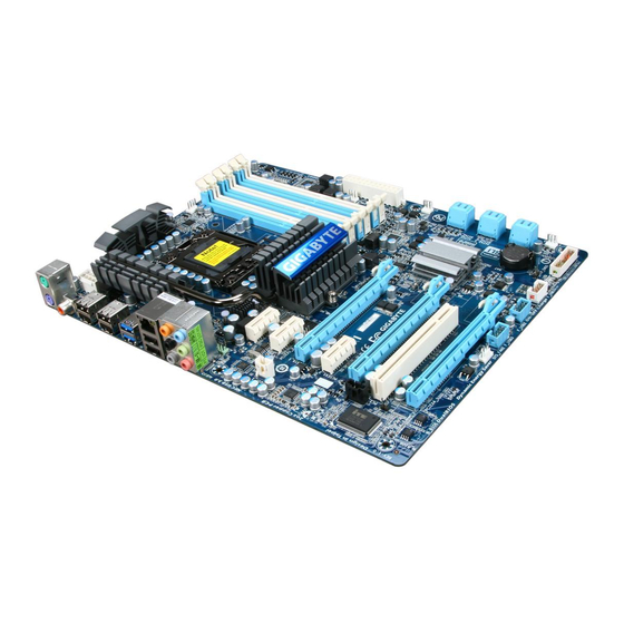 Gigabyte GA-X58-USB3 Manuel D'utilisation