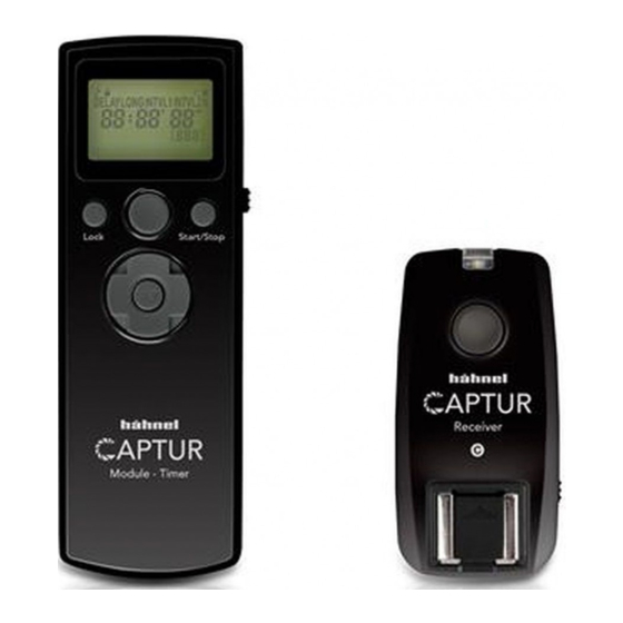 Hahnel CAPTUR Module - Timer Mode D'emploi