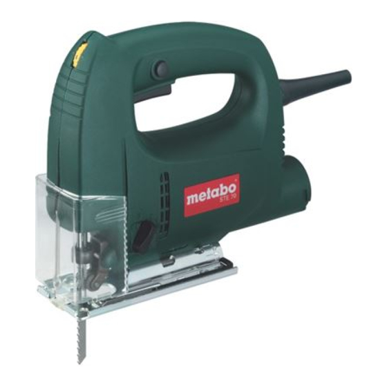 Metabo ST 50 Pendix Mode D'emploi