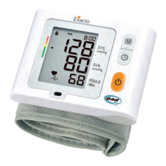 Biosynex microlife Exacto BP W2 Slim Mode D'emploi