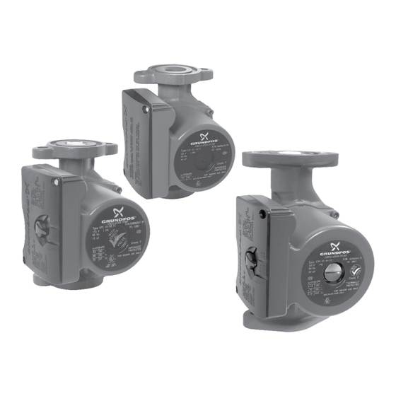 Grundfos UP Serie Notice D'installation Et De Fonctionnement