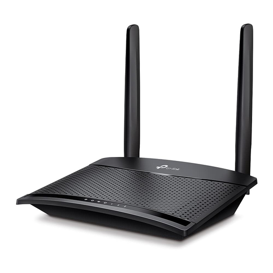 TP-Link TL-MR110 Guide De L'utilisateur