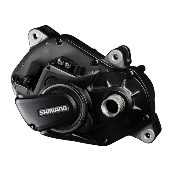 Shimano Steps E6100 Notice Originale